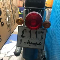 سوزوکی ۱۲۵ جفت اگزوز آنتیک کلکسیونی|موتورسیکلت|تهران, پونک|دیوار