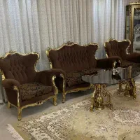 سرویس مبل ۸ نفره / میز ناهار خوری / ویترین