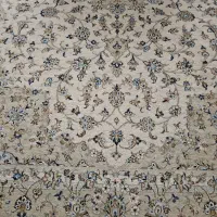 فرش ۹متری کاشان گل ابریشم وتابلوفرش دستبافت