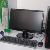 کامپیوتر کامل با رم 16 گیگ مانیتور 19 اینچ|رایانه رومیزی|تبریز, |دیوار