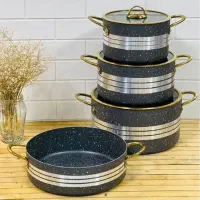 قابلمه ۷پارچه هیشوطرح ترک(پرداخت درب منزل)