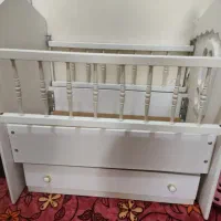 تخت نوزاد کودک همراه تشک