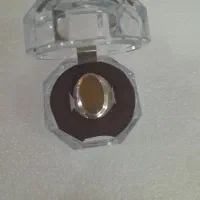 فروش یک عدد انگشتر نقره اصل با سنگ عقیق یمنی اصل|زیورآلات و اکسسوری|شیراز, اصلاح‌نژاد|دیوار