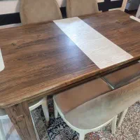 میز غذاخوری ۶ نفره|میز و صندلی غذاخوری|خوی, |دیوار