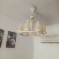 لوستر 8شاخه زیبا|لوستر و چراغ آویز|رشت, پل تالشان|دیوار