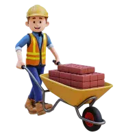 سیمان و ماسه و اجر