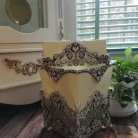 جا دستمال کاغذی و سطل