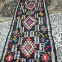 گلیم دست بافت نو خودم بافتم