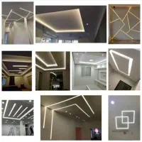 نصب لاینر و نور مخفی|خدمات پیشه و مهارت|ماسال, |دیوار