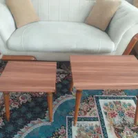 مبل راحتی ۹نفره کرم قهوه ای|مبلمان خانگی و میز عسلی|تهران, تهرانسر شرقی|دیوار