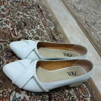 کفش پاشنه بلند سفید فروش فوری