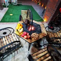 آتشدان میز آتشدان فایرپیت گازی و ذغالی