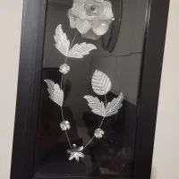 تابلو گل نقره|تابلو، نقاشی، عکس|تبریز, |دیوار