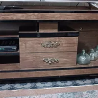 بوفه و همراه دکوری  داخلش همراه میز tv|بوفه، ویترین، کنسول|تهران, شهرک ابوذر|دیوار