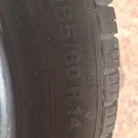 یک جفت لاستیک کارکرده ساینا 185/60 R14|قطعات یدکی و لوازم جانبی|اهواز, فاز ۲ پادادشهر|دیوار