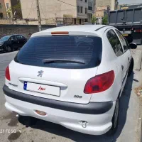 ۲۰۶ تیپ ۲ سفید مدل ۹۰ دور رنگ