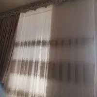 پرده پذیرای نو ۴ونیم متری گل حاشیه برجسته