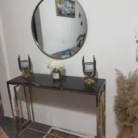 آینه وکنسول و شمعدانی
