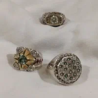 انگشترنقره موزونایت الماس روسی بارکاب دستساز نفیس|جواهرات|تهران, بازار|دیوار