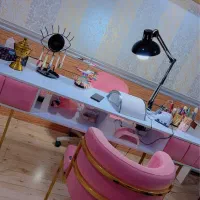 میز ناخن  دو نفره به همراه دو صندلی