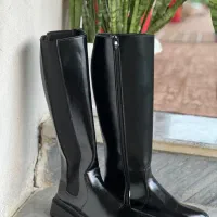 بوت ساق بلند مشکی نو استفاده نشده