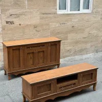 ست میز تلویزیون و آینه کنسول مدل ملچ|بوفه، ویترین، کنسول|تهران, نعمت‌آباد|دیوار