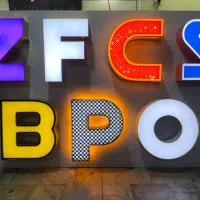 تابلو چلنیوم پلکسی LED شبرنگ لیزر چاپ نقش برجسته