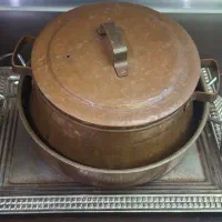 دیگ وماهی تابه وسینی مسی