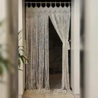 پرده های مکرومه|پرده، رانر، رومیزی|ارومیه, |دیوار