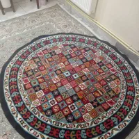 فرش گرد 1.5 در 1.5|فرش|کرمانشاه, |دیوار