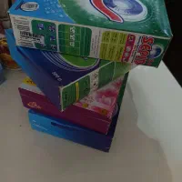 ۴عدد پودر ماشین لباسشویی سپید و تاژ