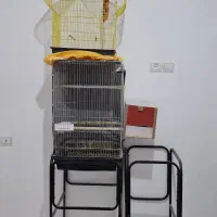 قفس و پایه قفس زیر قیمت همه در حد
