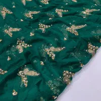 حریر سوزن دوزی طرح پروانه ای رسید|لباس|یاسوج, |دیوار