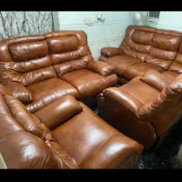 مبل ریلکسی چرم واقعا طبیعی (ایتالیایی)