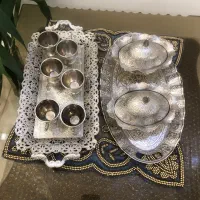 ست قهوه خوری۱۲پارچه شبه نقره/ برندsenaترک /نو‌ نو|ظروف سرو و پذیرایی|تهران, سعادت‌آباد|دیوار