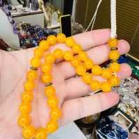 تسبیح لوکس سنگ عقیق زرد شرف الشمس حکاکی ۱۹ فروردین