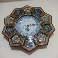ساعت خاتم کاری مینا|ساعت دیواری و تزئینی|اصفهان, مصلی|دیوار
