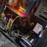 کیس گیمینگ و رندرینگ هشت هسته ای|رایانه رومیزی|تهران, خاک سفید|دیوار