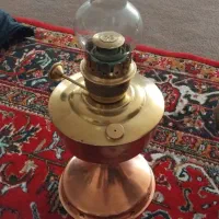 سینی مسی وچراغ قدیمی