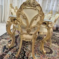 میز ناهارخوری ۶ نفره|میز و صندلی غذاخوری|قم, نخودی|دیوار