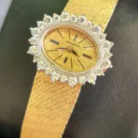 ساعت تمام طلا جواهر بوم مرسیه اورجینال(امگا،رولکس)