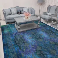 فرش ۹متری طاووس طرح دستباف