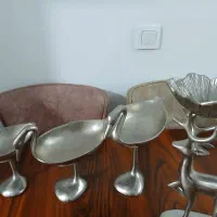 ظروف پذیرایی و دکوری آلومینیومی|ظروف سرو و پذیرایی|تهران, خاک سفید|دیوار