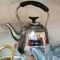 کتری قوری/۶لیتری شیردار/کتری تک/روهم روحی/استیل|قوری، کتری، قهوهساز دستی|رشت, کوی طالقانی|دیوار