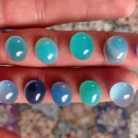 نگین انگشتری عقیق آبی و فیروزه ای قیمت فوق‌العاده