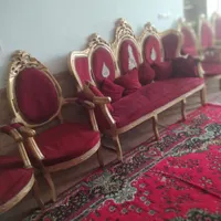 فروش مبل استیل ۹نفره و۴ صندلی و صندلی تلفن ۸۰۰۰۰۰۰