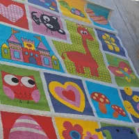 فرش 6 متری ساوین و 3 عدد پشتی|فرش|شاهین‌شهر, حافظ جنوبی|دیوار