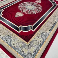 فرش طرح موج کویر هزار شانه با تراکم 3000