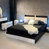 سرویس خواب مدرن لوگانو / کشودار و تاج باکسی|تخت و سرویس خواب|کرج, گلشهر|دیوار