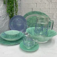 سرویس آرکوپیرکس ۴۶پارچه لومینارک گل فابریک|ظروف سرو و پذیرایی|تهران, شوش (باغ آذری)|دیوار